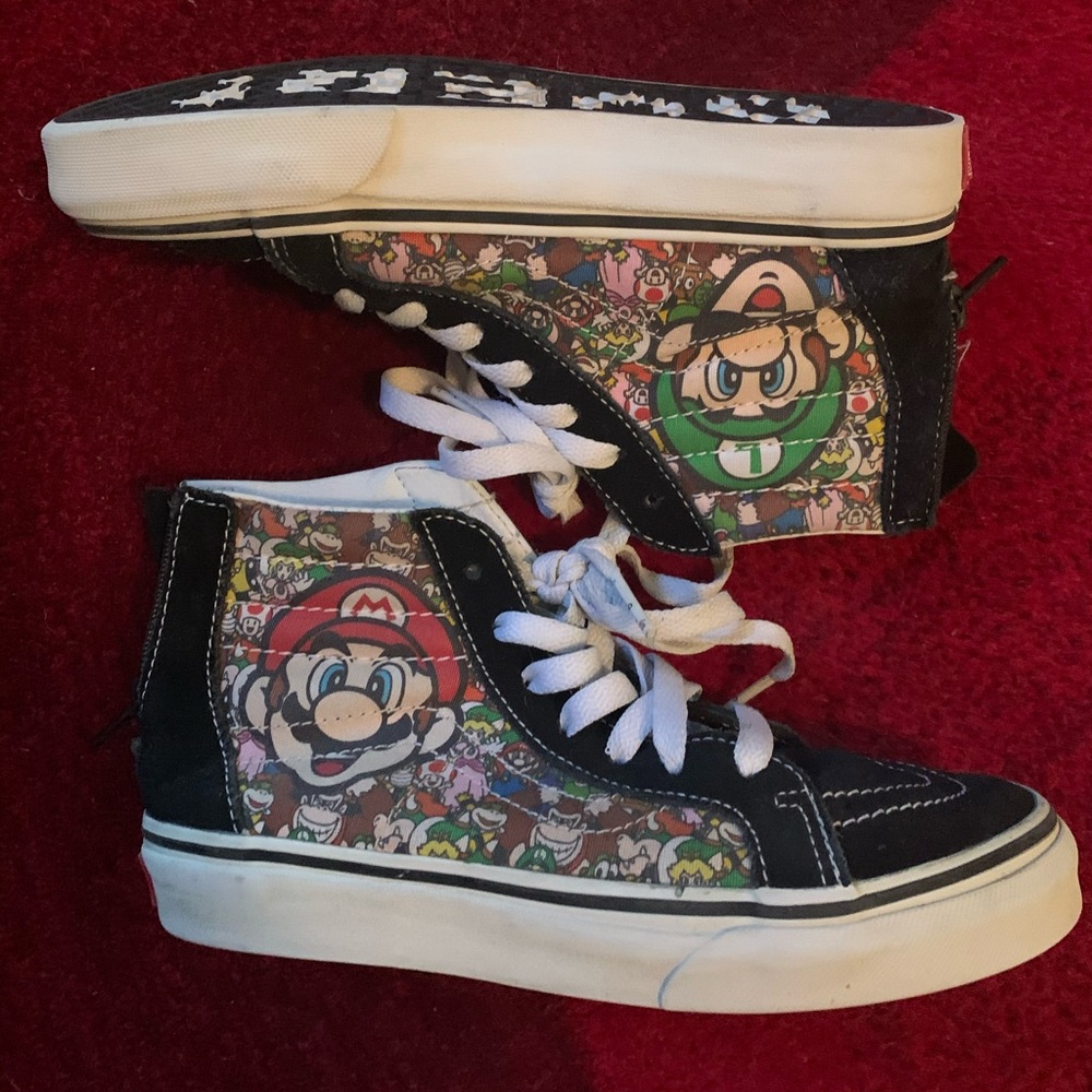 Nintendo x Sk8-Hi Reissue Mario Luigi sneakers  3